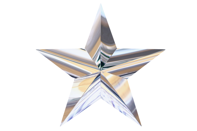 Silver Chrome Star