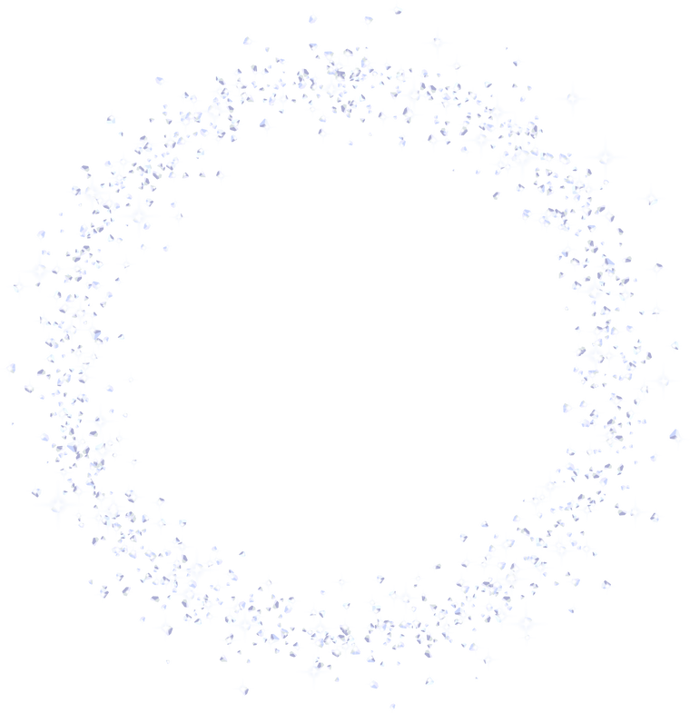 Silver round Frame, Sparkles. Shiny Silverish Circle Crumbs. Glitter Dust Png